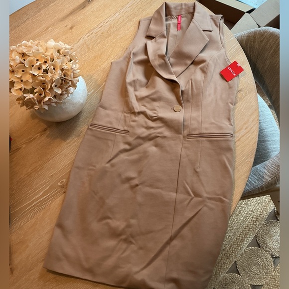 SPANX Ponte Vest Dress - Toffee - Picture 3 of 5
